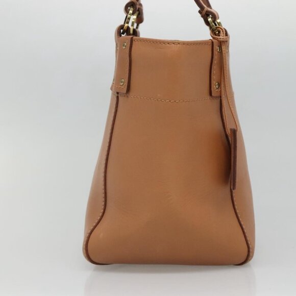 GUCCI Hand Bag Leather Beige Gold - Picture 10 of 15